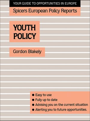 cover image of Youth Policy